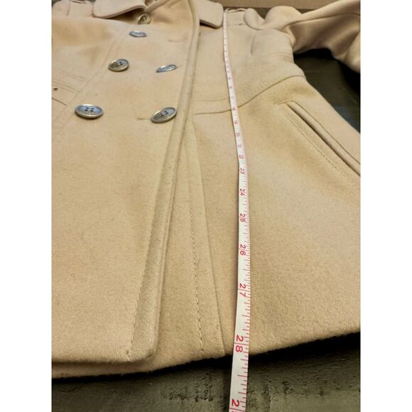 Kenneth Cole Double Breasted Wool Blend Pea Coat - Sz 10 - Picture 11 of 16